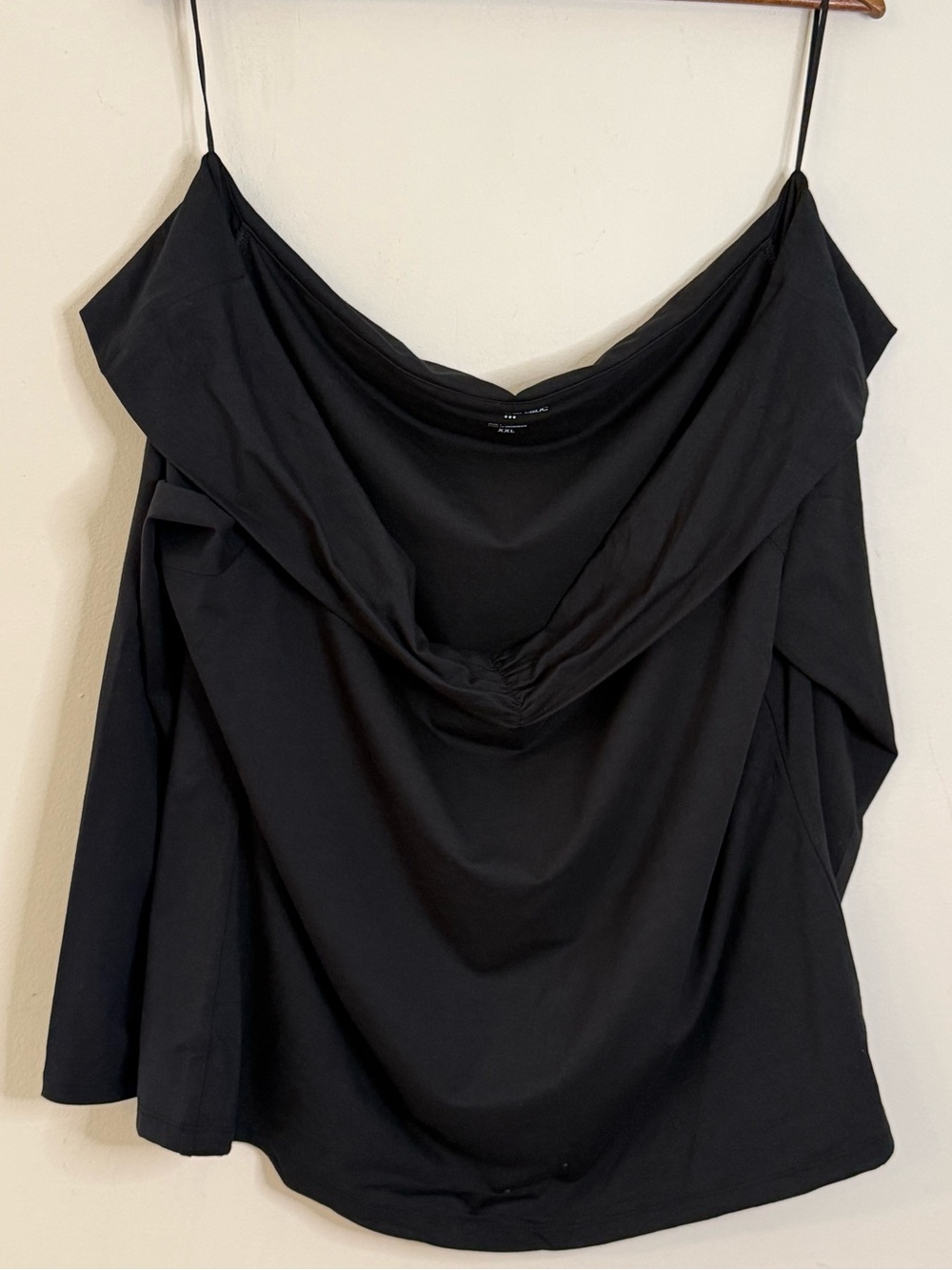 Banana Republic Factory Soft Stretch black off shoulder top XXL